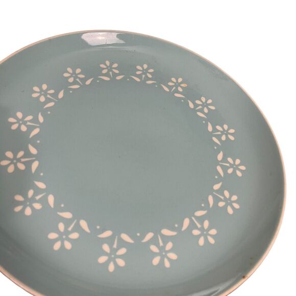 Harkerware Oven Dishwasher Proof Blue Floral 10.5" Round 3 Plates Dinnerware - Picture 3 of 16